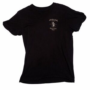 Black Brixton x Fender “Jaguar” graphic T-shirt.